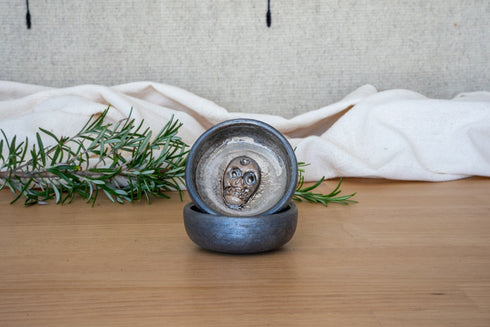 Burnt Skull Ceramic Mezcal Copita